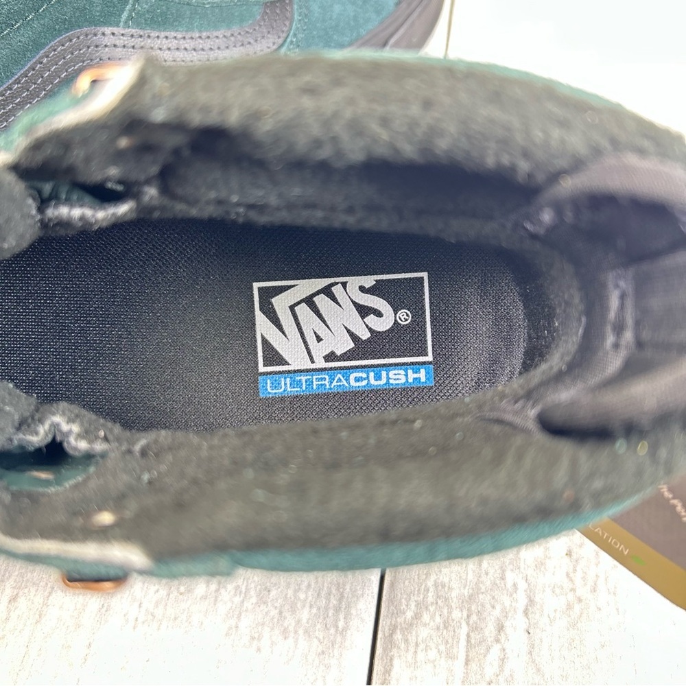 NEW Vans MTE SK8-Hi Scarab Green Waterproof Sneaker Boot Women’s Sizes 9 - Picture 9 of 11